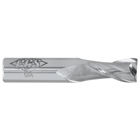 Cgs Tool CGS 2 Flute Solid Carbide End Mills for Milling CR123-7500.020